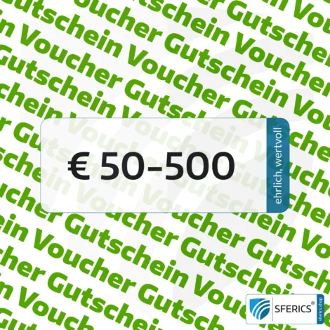 Geschenk Gutschein | Direktwahl von 50 Euro bis 500 Euro