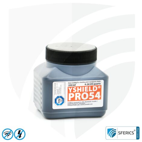 Muster Set HF Abschirmfarben | Schutz vor Elektrosmog EMF mit jeweils 250 ml Füllmenge | Perfekt für Materialtests in der Praxis vor dem Kauf | PRO54