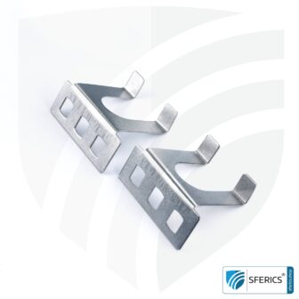 Montagewinkel | Fixierung und Montage geschirmter Steckdosenleisten von DANELL