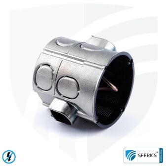 Produkte in Aktion 14 Geschirmte Unterputz Gerätedose, tief | 61 mm | Installationsdose unter Putz, als Abzweigdose oder Schalterdose