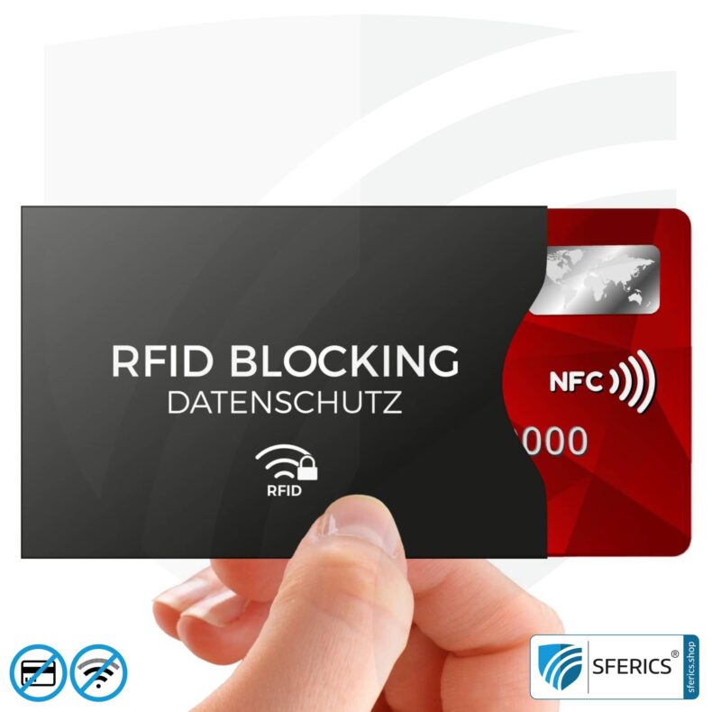 RFID NFC Schutzhüllen | Datenschutz für moderne Chipkarten | EC-Karte, Kreditkarte, Reisepass, Personalausweis, ID-Karte, ...