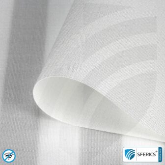 WEAR Abschirmstoff | ideal zur Herstellung von Bekleidung | HF Schirmdämpfung gegen Elektrosmog bis zu 28 dB | TÜV-SÜD qualitätsgeprüft. Schutz für unterwegs vor Handystrahlung.