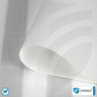 WEAR Abschirmstoff | ideal zur Herstellung von Bekleidung | HF Schirmdämpfung gegen Elektrosmog bis zu 28 dB | TÜV-SÜD qualitätsgeprüft. Schutz für unterwegs vor Handystrahlung.