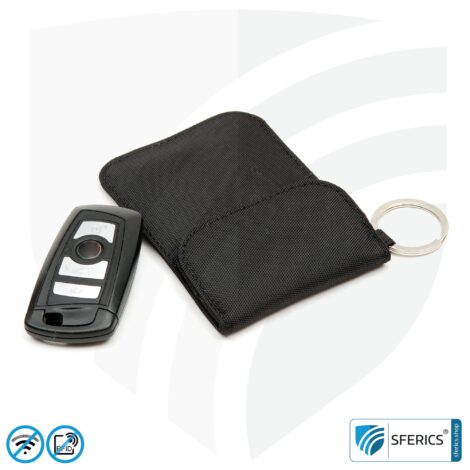 Autoschlüssel RFID Schutztasche CLASSIC | Schutz vor unbemerkter NFC Zugangscodeabfrage | Schutzhülle gegen Autodiebstahl bei Keyless-Go Systemen