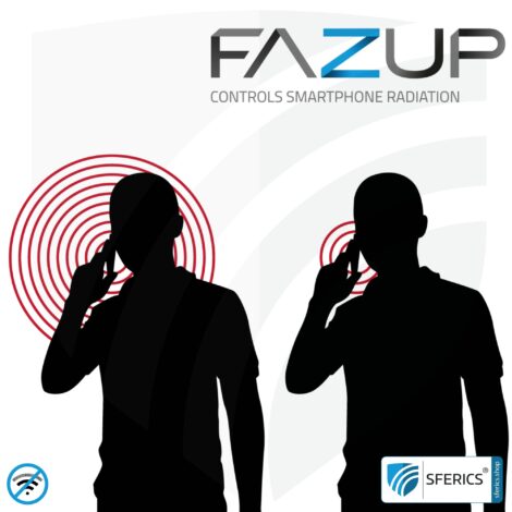 FAZUP Antennen Patch | Innovative Technologie gegen Elektrosmog | Schützt vor unnötig hoher Bestrahlung durch’s eigene Mobiltelefon | Keine Esoterik oder Harmonisierung. Reduktion ist messbar!