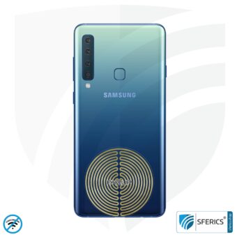 FAZUP Antennen Patch | Edition GOLD | Ferritkern fürs kabelgebundene Headset inklusive | Innovative Technologie gegen Elektrosmog | Schützt vor unnötig hoher Bestrahlung durch's eigene Mobiltelefon