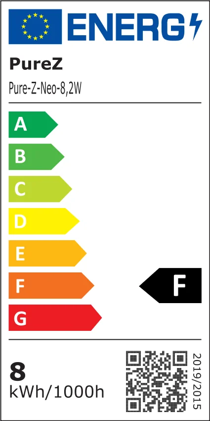 8,2 Watt LED Filament Pure-Z NEO | Hell wie 66 Watt, 830 Lumen | CRI 97 | flimmerfrei | warmweiß | E27