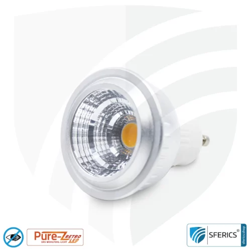 5 Watt LED Spot Pure-Z-Retro | Hell wie 40 Watt, 380 Lumen | CRI >90 | flimmerfrei | warmweiß | GU10