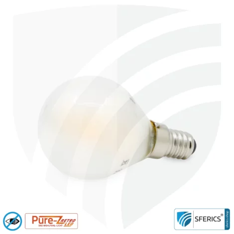 3 Watt LED Filament Pure-Z Retro | Hell wie 30 Watt, 300 Lumen | CRI über 90 | flimmerfrei | warmweiß | E14