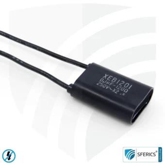 RC Netzwerk XEBI1201 | RC-Glied für das Hilfsrelais ESC 425S | Zur Verhinderung von Störeinflüssen | Masterschalter Set-Up