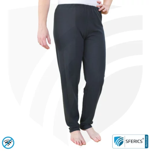 Unterhose, abschirmend + schwarz | Schutz bis 40 dB vor HF Elektrosmog (Handy, WLAN, LTE) | strapazierfähig, aus Black-Jersey Abschirmstoff | 5G ready!
