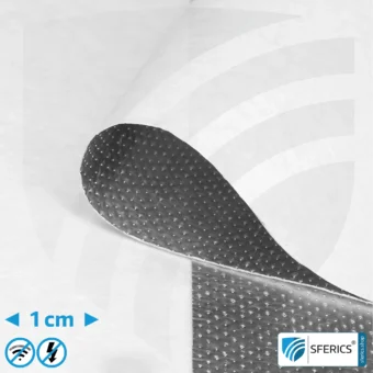 Abschirmvlies SAFEBUILD® A190 | HF Schirmdämpfung gegen Elektrosmog bis zu 112 dB | TÜV SÜD geprüft | 100 cm Breite. Wirkungsvoll gegen 5G!