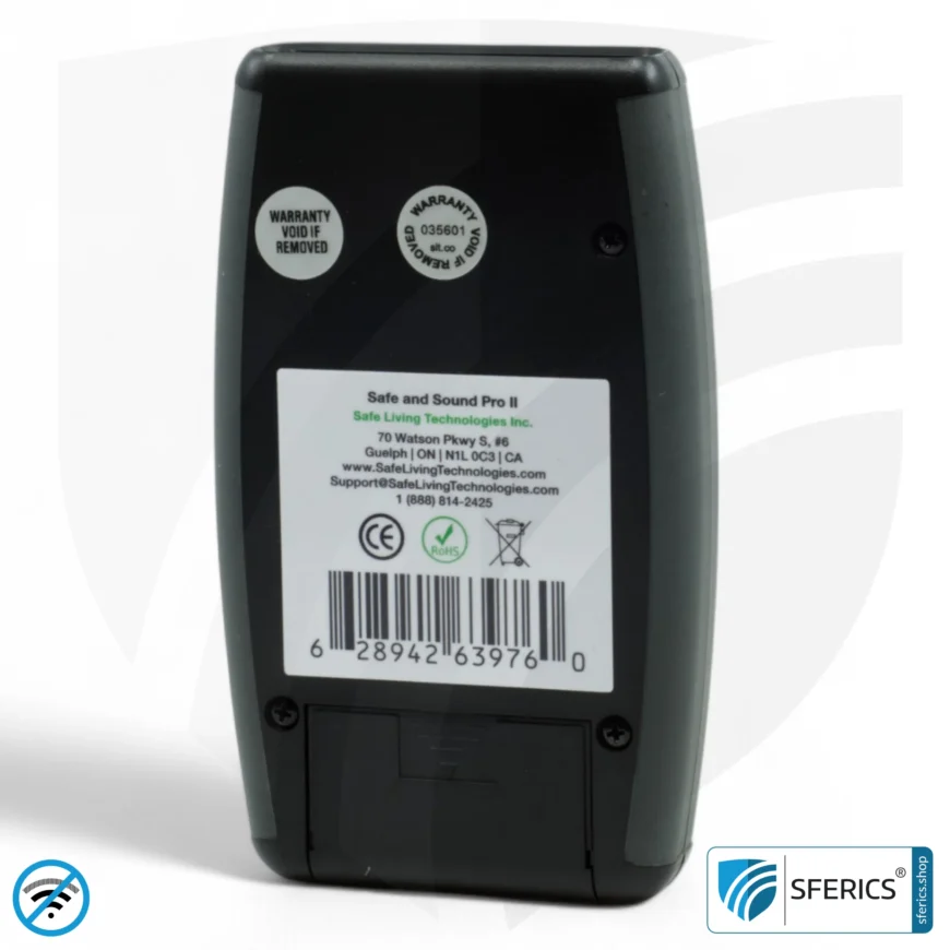 SAFE AND SOUND PRO 2 Elektrosmog Detektor | Einzigartiger Messbereich bis 3.180.000 µW/m² | Semiprofi Breitband HF Messgerät für Einsteiger | Erkennung von EMF Funkstrahlung bis 8 GHz, inklusive 5G! | Modell 2025
